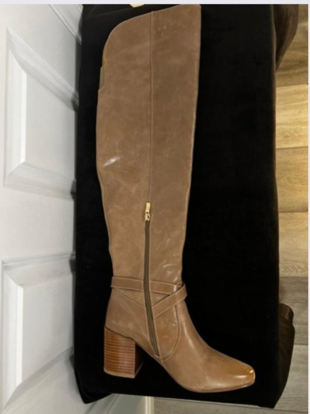 Matiko Lakota Over-The-Knee Boots in Tan Leather – Size 9 / 39 Euro - NEW - Picture 10 of 12